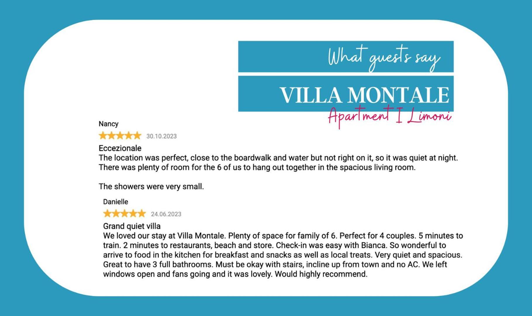 Villa Montale Apartment I Limoni Monterosso al Mare Eksteriør bilde